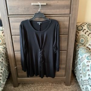 Lane Bryant Long Sleeve Top 18/20 Black